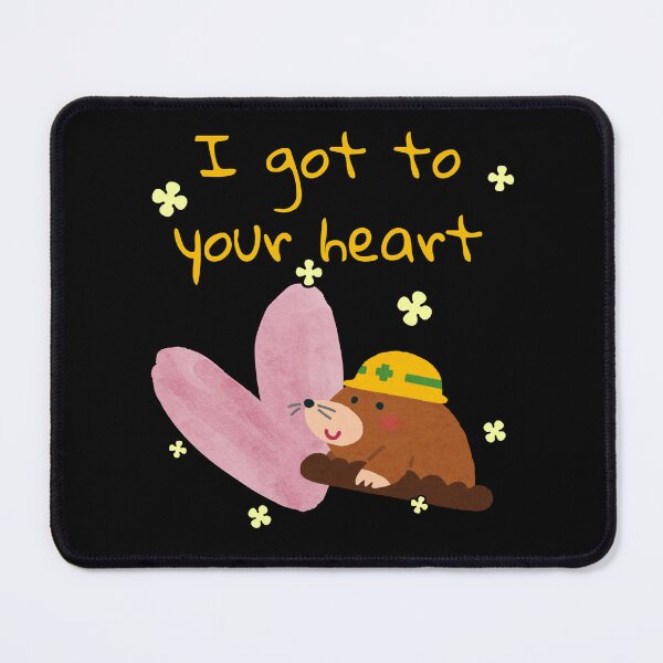 Item preview, Cute Mole Love Pun Shirt – “I Got To Your Heart” Romantic Animal T-Shirt designed and sold by 27ShirtClub.