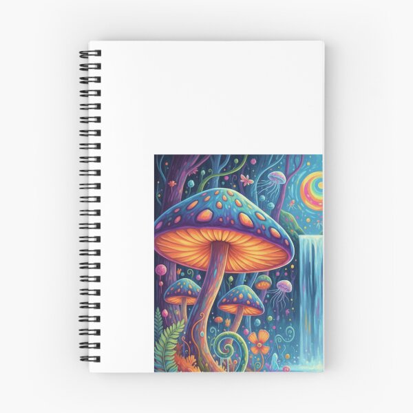 Item preview, Psychedelic Mushroom Forest designed and sold by Flex & Fur.