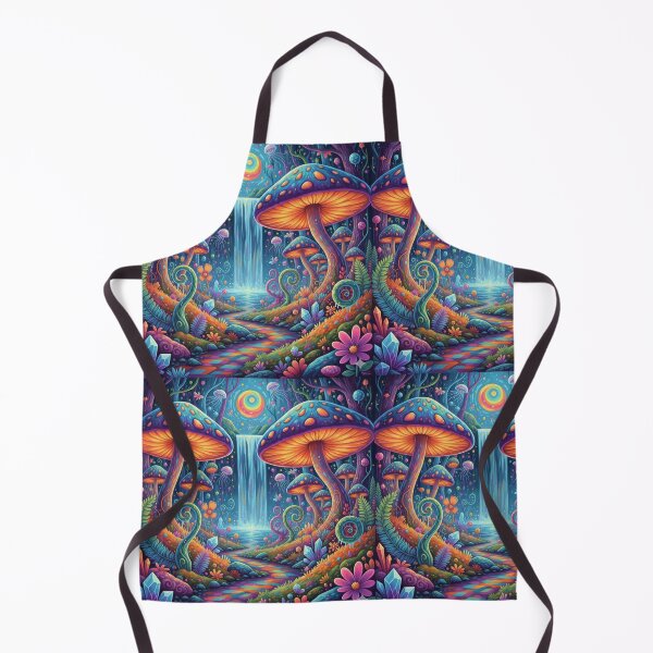 Item preview, Psychedelic Mushroom Forest designed and sold by Flex & Fur.