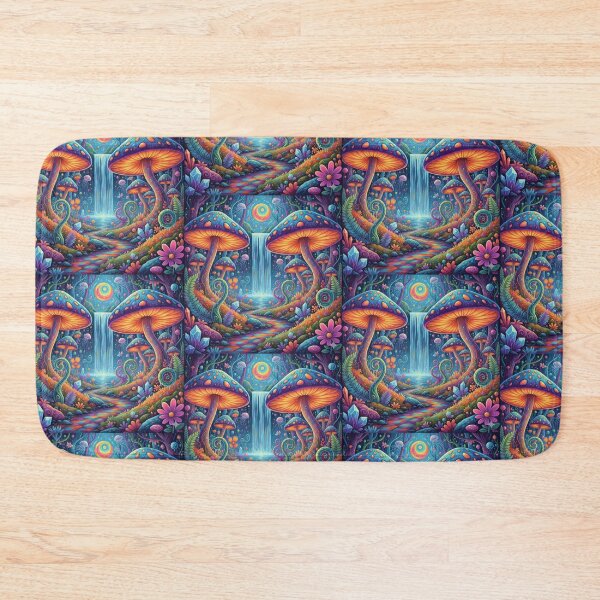 Item preview, Psychedelic Mushroom Forest designed and sold by Flex & Fur.
