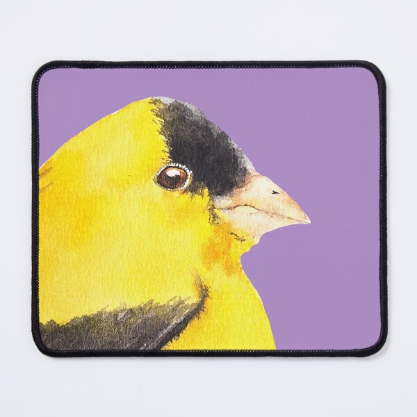 Item preview, American goldfinch bird watercolour painting designed and sold by art-elodie-g.