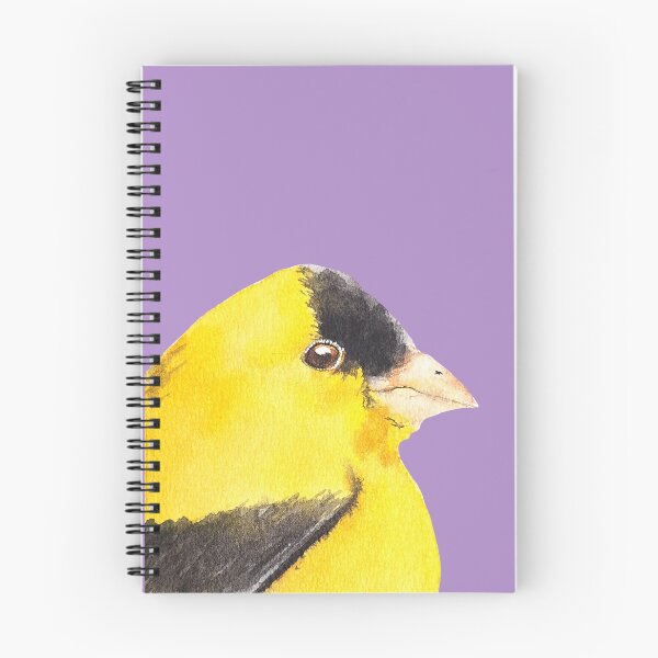 Item preview, American goldfinch bird watercolour painting designed and sold by art-elodie-g.