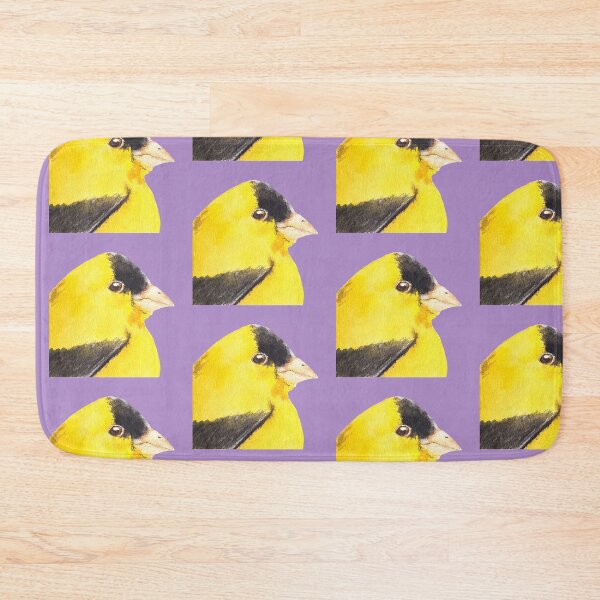 Item preview, American goldfinch bird watercolour painting designed and sold by art-elodie-g.