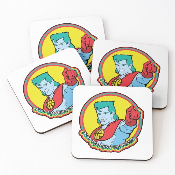 Item preview, Stop Trashing the Planet Captain Planet Illustration designed and sold by Andrew Call.