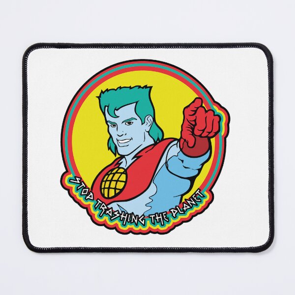Item preview, Stop Trashing the Planet Captain Planet Illustration designed and sold by Andrew Call.