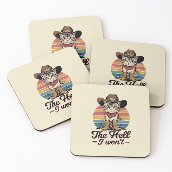 Item preview, THE HELL I WON'T CAT designed and sold by BKDIGITALSHOP.