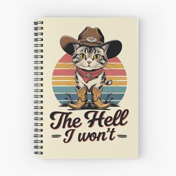 Item preview, THE HELL I WON'T CAT designed and sold by BKDIGITALSHOP.
