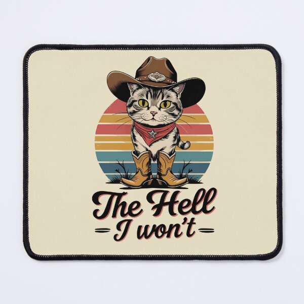 Item preview, THE HELL I WON'T CAT designed and sold by BKDIGITALSHOP.