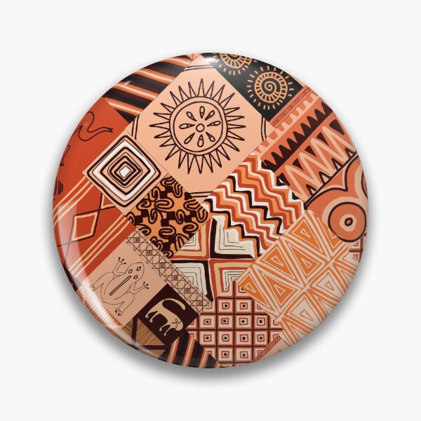 Item preview, African-Style Joyful Journey Geometric Abstract Designs Pattern  designed and sold by DEC02.