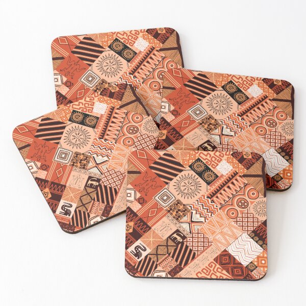 Item preview, African-Style Joyful Journey Geometric Abstract Designs Pattern  designed and sold by DEC02.