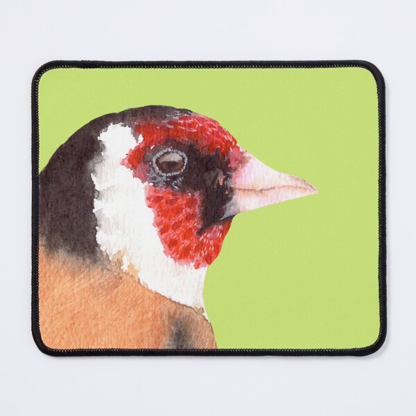 Item preview, European Goldfinch bird watercolour painting designed and sold by art-elodie-g.