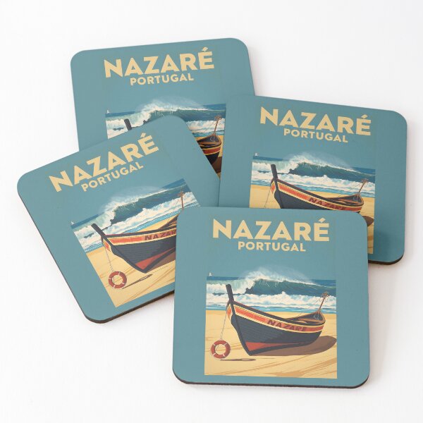 Item preview, A Vintage Illustration of Nazaré - Portugal  designed and sold by GoodOldVintage.
