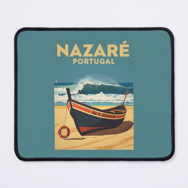 Item preview, A Vintage Illustration of Nazaré - Portugal designed and sold by GoodOldVintage.