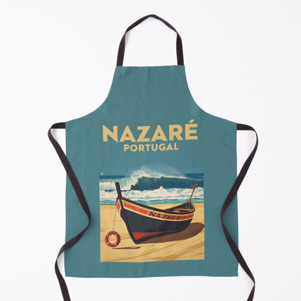 Item preview, A Vintage Illustration of Nazaré - Portugal designed and sold by GoodOldVintage.