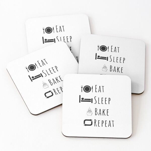 Item preview, Eat, Sleep, Bake, Repeat designed and sold by DixieGirlStudio.