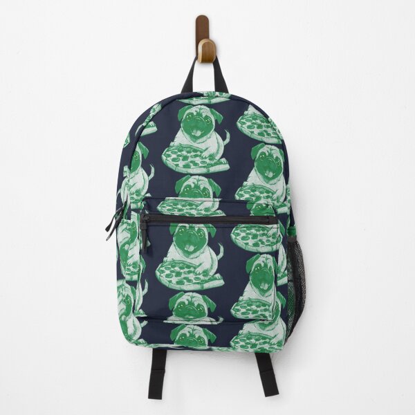 Item preview, Pug Eating Giant Pizza designed and sold by kinpirks.