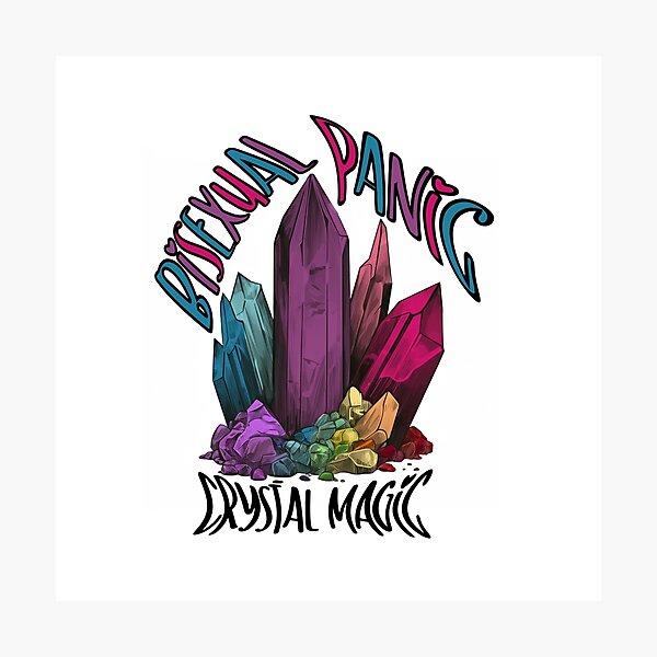 Item preview, Bisexual panic crystal designed and sold by Bluuboltzz.