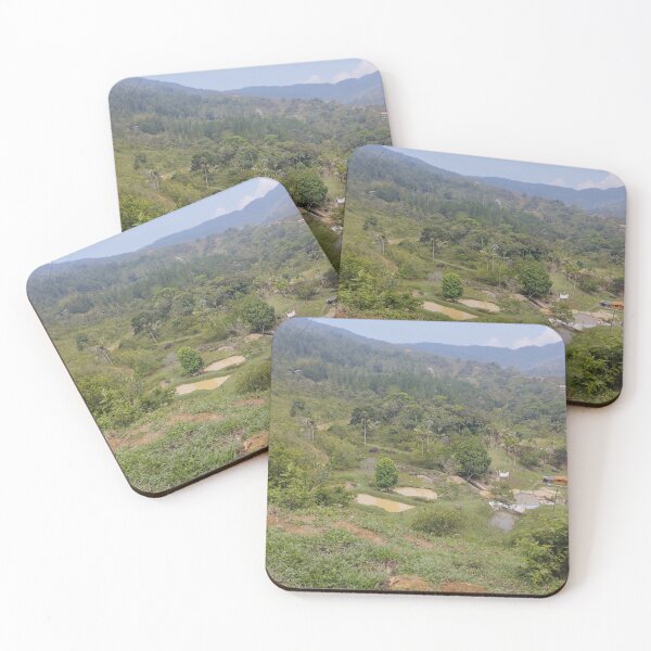 Item preview, Mountainous valley with ponds designed and sold by AuraPixelshop.