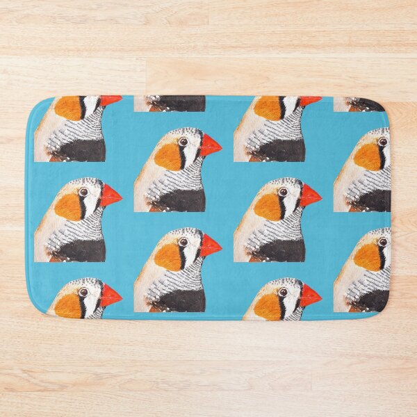 Item preview, Australian Zebra Finch bird watercolour painting designed and sold by art-elodie-g.