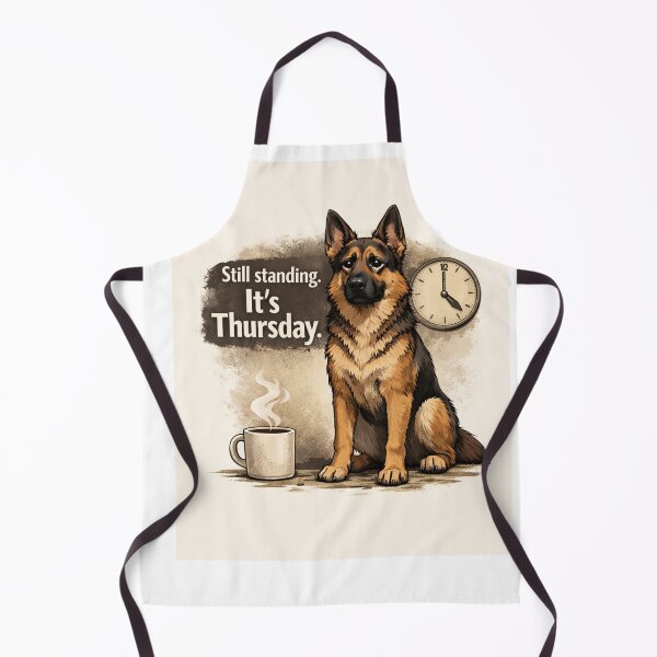 Item preview, Still Standing – German Shepherd Thursday Mood designed and sold by Zampettalibera.