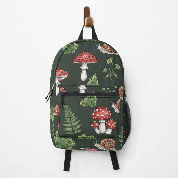 Item preview, Cottagecore Mushroom Pattern - Vintage Botanical Forest Wallpaper & Decor designed and sold by HappySproutArt.