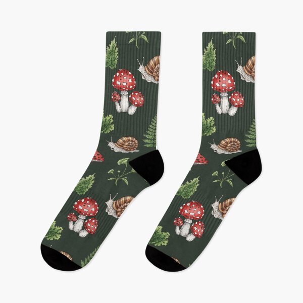 Item preview, Cottagecore Mushroom Pattern - Vintage Botanical Forest Wallpaper & Decor designed and sold by HappySproutArt.
