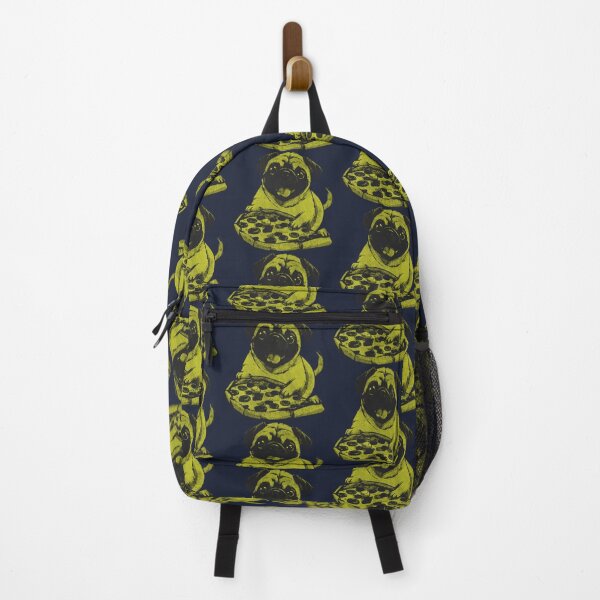 Item preview, Pug Eating Giant Pizza designed and sold by kinpirks.