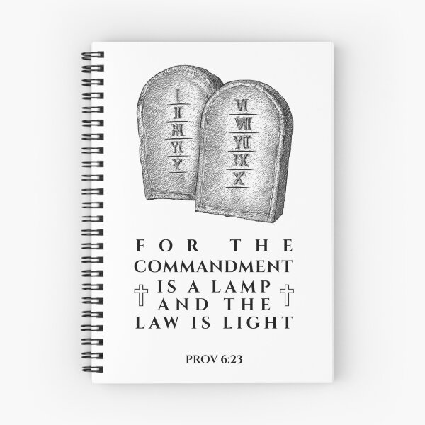 Item preview, Proverbs 6:23 Law Is Light Old Testament Verse designed and sold by Clothed in Scripture.
