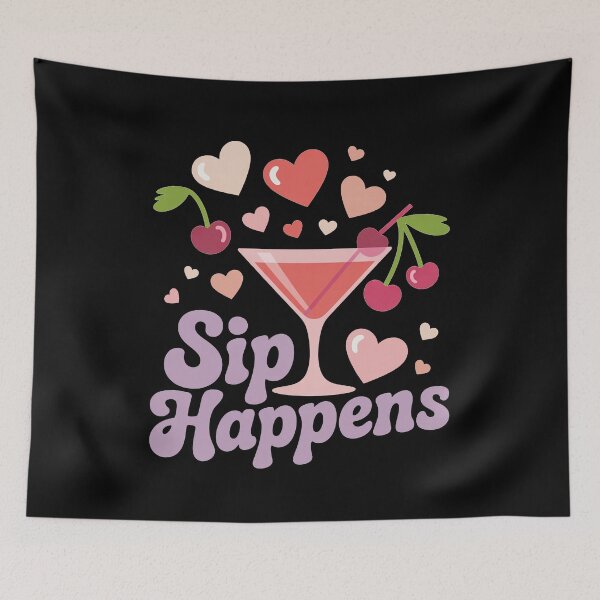 Item preview, Valentine Cocktail - Sip Happens designed and sold by VividTrails.