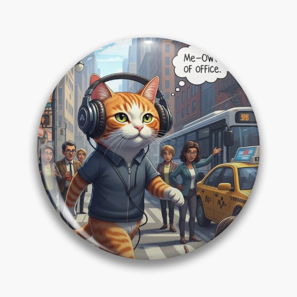 Item preview, Expert At Ignoring Humans Cat designed and sold by PetJoyPrintsCO.