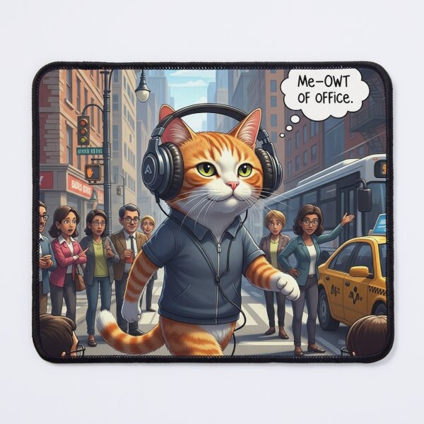 Item preview, Expert At Ignoring Humans Cat designed and sold by PetJoyPrintsCO.