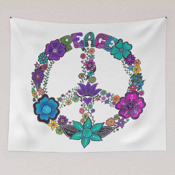 Item preview, Flower Peace Sign designed and sold by anniedellit.