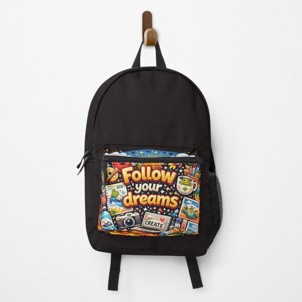 Item preview, Follow Your Dreams – Colorful Creative Motivation Art designed and sold by Bassui.
