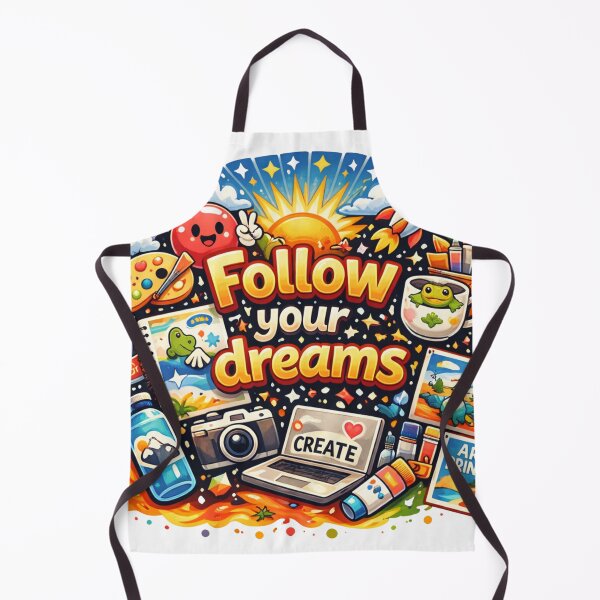 Item preview, Follow Your Dreams – Colorful Creative Motivation Art designed and sold by Bassui.