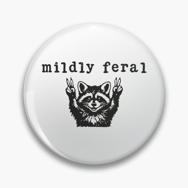Item preview, Mildly Feral Raccoon designed and sold by CloudyPress.