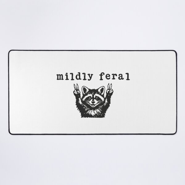 Item preview, Mildly Feral Raccoon designed and sold by CloudyPress.