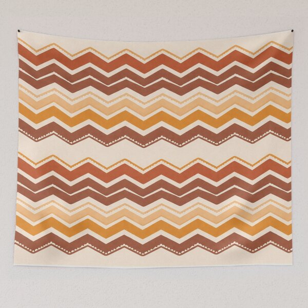 Item preview, Seamless Horizontal Zigzag Textile Design – Matte Finish designed and sold by annenambiro.
