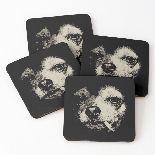 Item preview, Dog Smoking Cigarette Funny Chihuahua Meme designed and sold by Baby-Care.