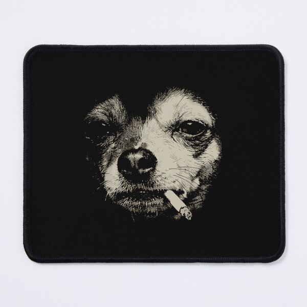 Item preview, Dog Smoking Cigarette Funny Chihuahua Meme designed and sold by Baby-Care.