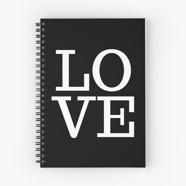 Item preview, LOVE (White on Black) designed and sold by JazzPWall.