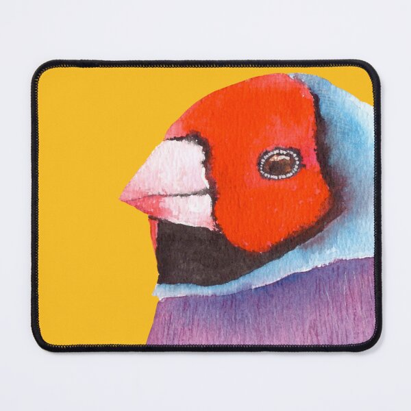 Item preview, Gouldian finch bird watercolour painting designed and sold by art-elodie-g.