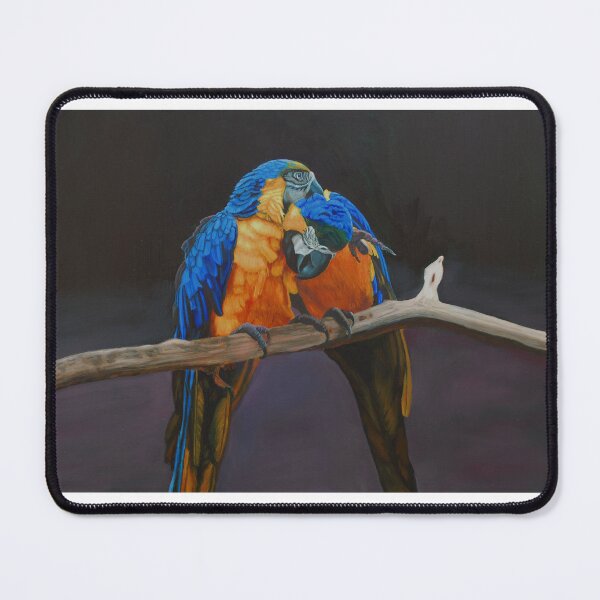 Item preview, Cupid and Psyche: Blue and Yellow Macaws designed and sold by jfkieckhefer.
