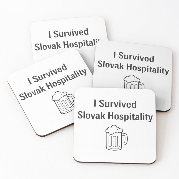 Item preview, I Survived Slovak Hospitality Funny Beer Quote. designed and sold by The-T-In-Retro.
