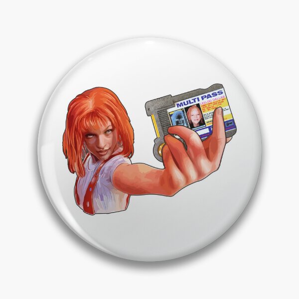 Item preview, Multipass Fifth Element Leeloo Sci-Fi Illustration designed and sold by Andrew Call.