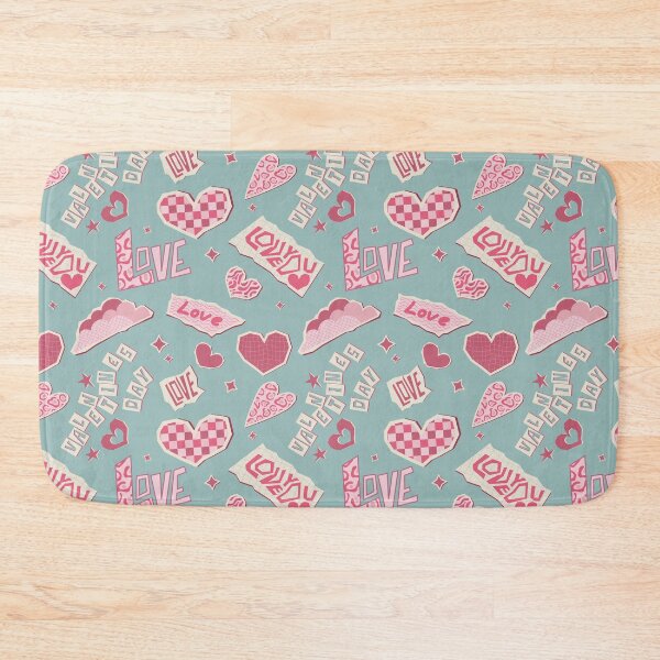 Item preview, I Love You, Torn Paper and scrap pattern designed and sold by Deepness2023.
