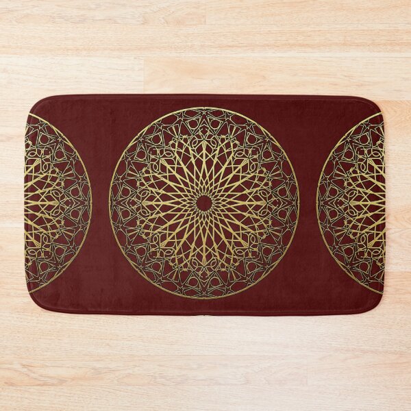 Item preview, Royal Gold Islamic Geometry (V.2) : Elegant Sacred Mandala & Arabesque Patterns designed and sold by D-Islamic.