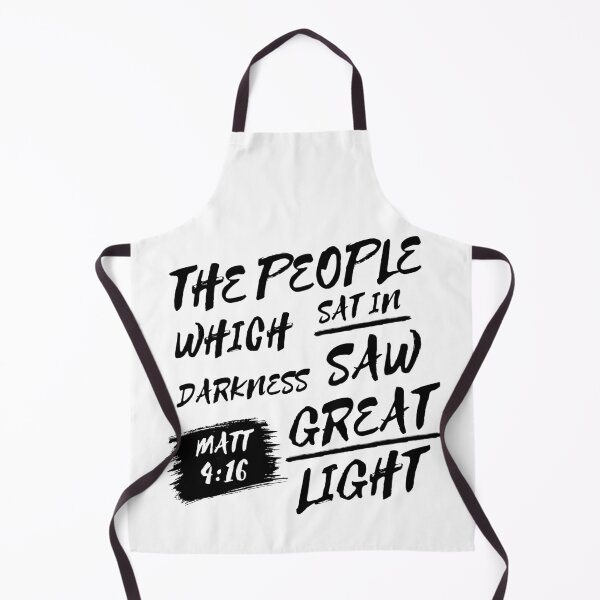 Item preview, Great Light Matthew 4:16 Bible Verse designed and sold by Clothed in Scripture.