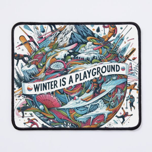 Item preview, Alpine Winter Illustration – Milano Cortina 2026 | Hand-Drawn Mountain Sports Art designed and sold by doorzz.