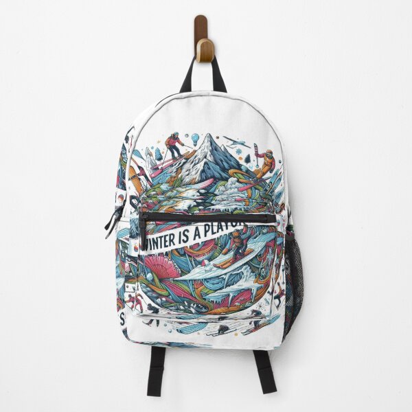 Item preview, Alpine Winter Illustration – Milano Cortina 2026 | Hand-Drawn Mountain Sports Art designed and sold by doorzz.