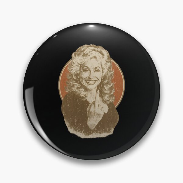 Item preview, Dolly Parton Retro Middle Finger Country Music designed and sold by Baby-Care.